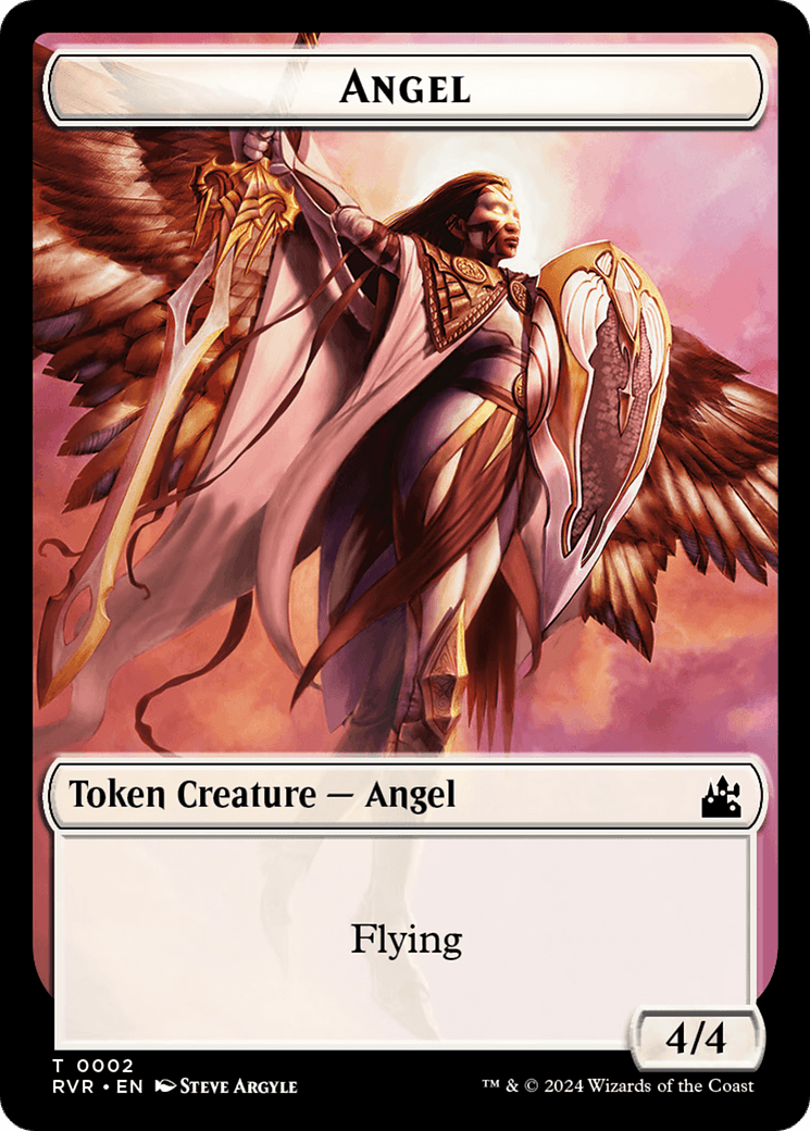 Goblin (0008) // Angel (0002) Double-Sided Token [Ravnica Remastered Tokens] - Josh's Cards