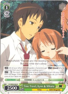 Time Travel, Kyon & Mikuru (Foil) (SY/WE09-E06) - The Melancholy of Haruhi Suzumiya Extra Booster