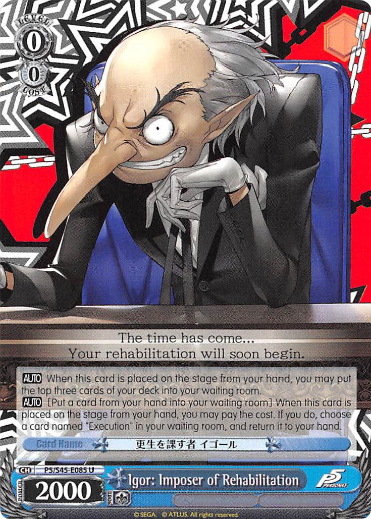 Igor: Imposer of Rehabilitation (P5/S45-E085 U) - Persona 5