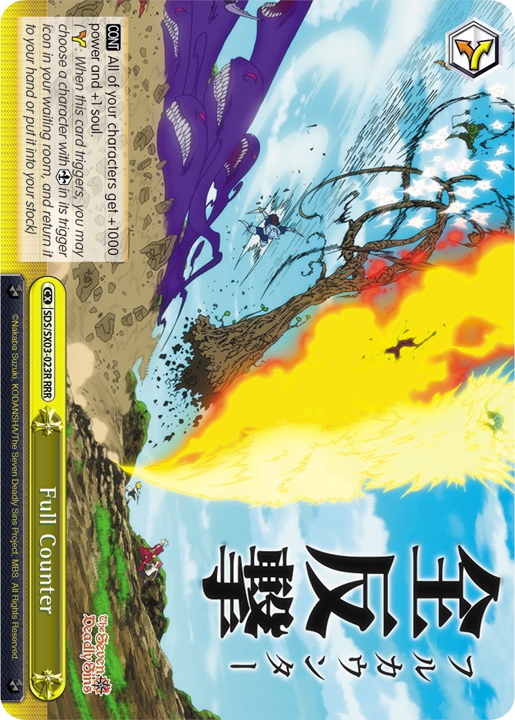 Full Counter (RRR) (SDS/SX03-023R RRR) - The Seven Deadly Sins