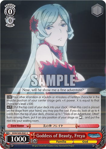 Goddess of Beauty, Freya (DDM/S88-E061 C) - Is it Wrong to Try to Pick Up Girls in a Dungeon?