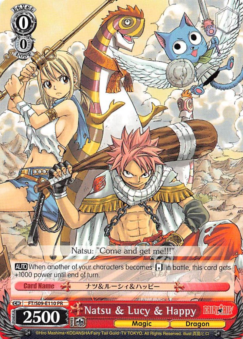 Natsu & Lucy & Happy (FT/S09-E110 PR) - Fairy Tail ver.E