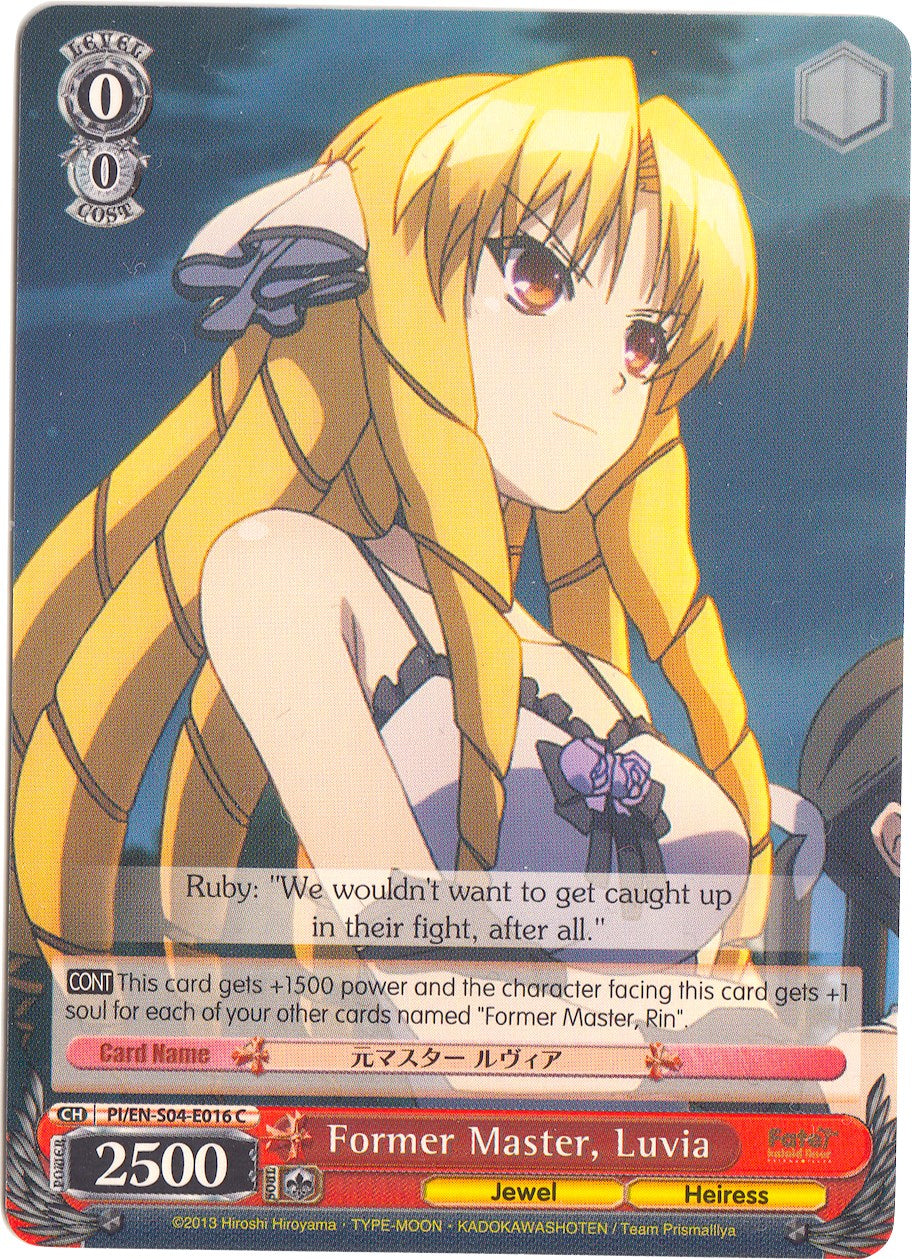Former Master, Luvia (PI/EN-S04-E016 C) - Fate/kaleid liner PRISMA ILLYA DX