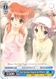 Hot Springs Nagato & Mikuru (TD) (SY/W08-TE15 TD) - The Melancholy of Haruhi Suzumiya