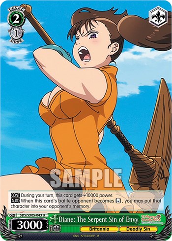 Diane: The Serpent Sin of Envy (SDS/SX05-043 U) - The Seven Deadly Sins: Revival of The Commandments