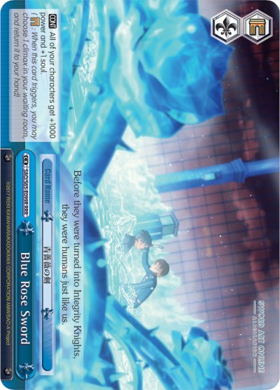 Blue Rose Sword (RRR) (SAO/S65-E099R RRR) - Sword Art Online -Alicization-