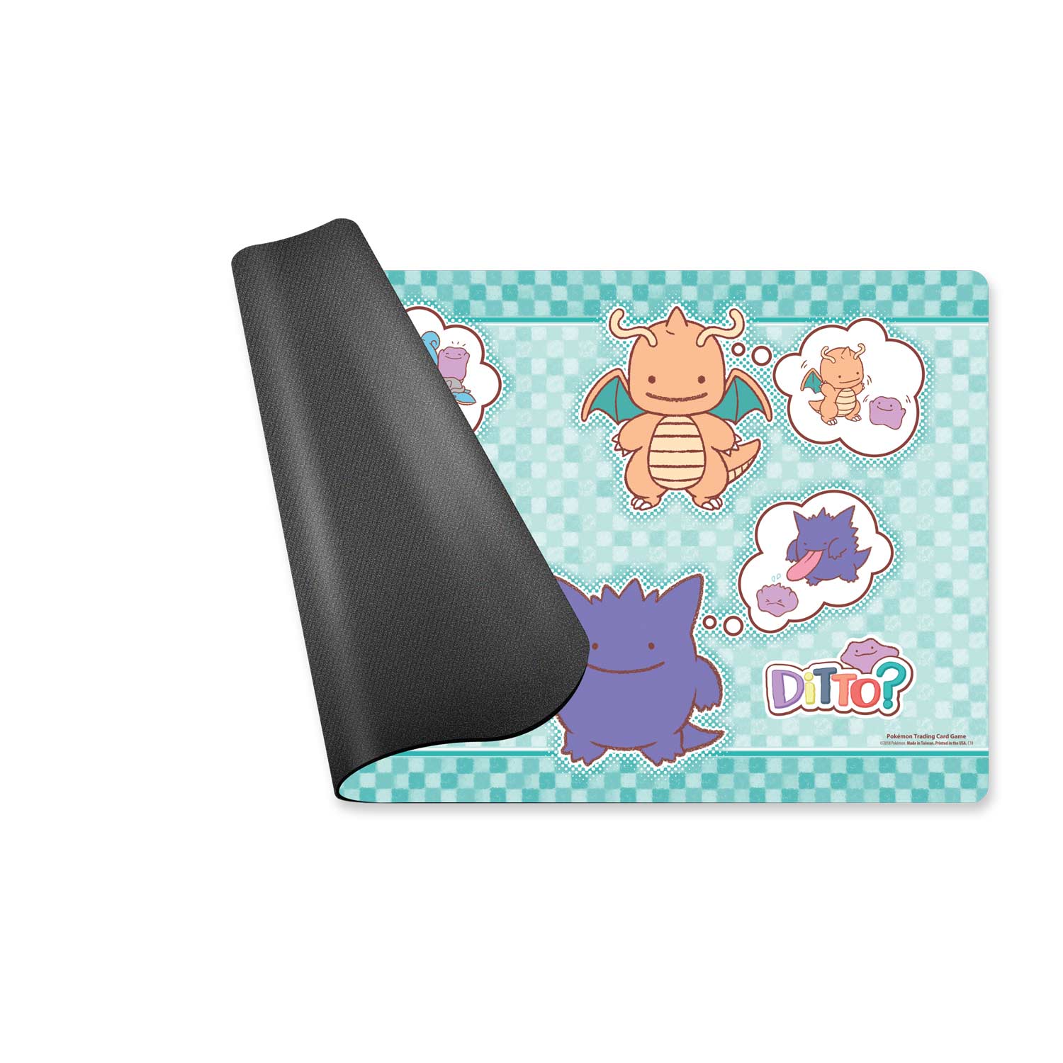 Playmat - Ditto? (Lapras, Dragonite, Magikarp, and Gengar)