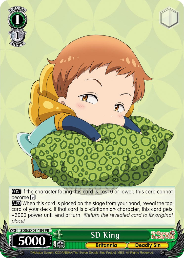 SD King (SDS/SX03-104 PR) - The Seven Deadly Sins