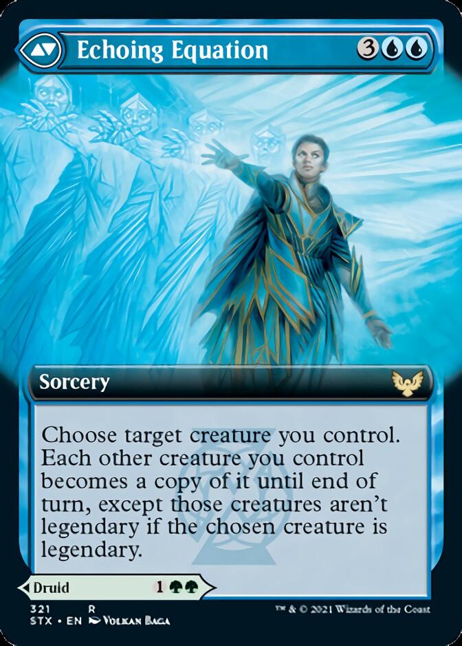 Augmenter Pugilist // Echoing Equation (STX-321) - Strixhaven: School of Mages: (Extended Art)