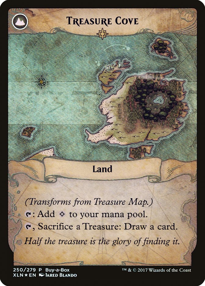 Treasure Map // Treasure Cove (BABP-250) - XLN Treasure Chest: (compasslanddfc) Foil