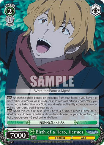 Birth of a Hero, Hermes (DDM/S88-E044 C) - Is it Wrong to Try to Pick Up Girls in a Dungeon?