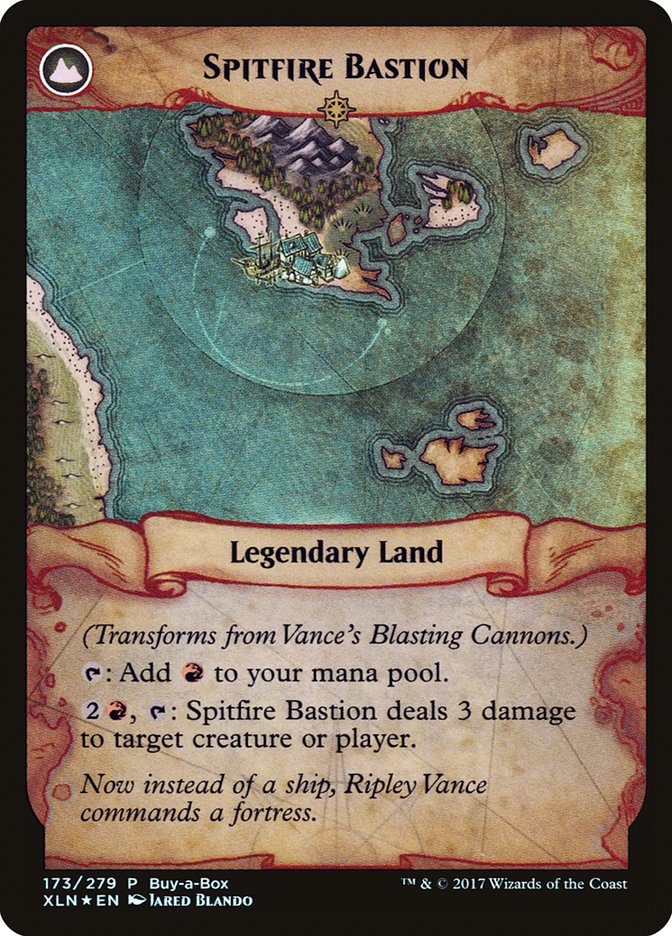 Vance's Blasting Cannons // Spitfire Bastion (BABP-173) - XLN Treasure Chest: (compasslanddfc) Foil
