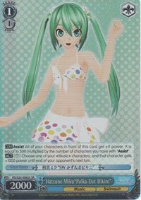 Hatsune Miku"Polka Dot Bikini" (SR) (PD/S22-E082S SR) - Hatsune Miku -Project DIVA- f