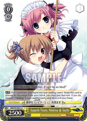 Superb Team, Makina & Sachi (GRI/S72-E011 U) - The Fruit of Grisaia