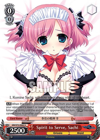 Spirit to Serve, Sachi (GRI/S72-E062 U) - The Fruit of Grisaia