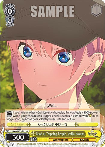 Good at Trapping People, Ichika Nakano (5HY/W101-E013 C) - The Quintessential Quintuplets Movie