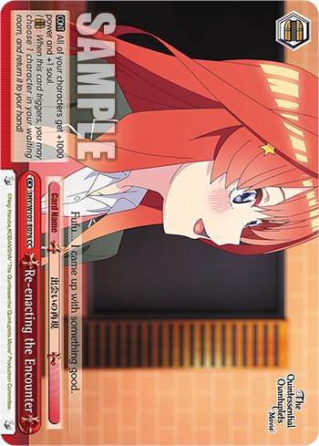 Re-enacting the Encounter (5HY/W101-E076 CC) - The Quintessential Quintuplets Movie