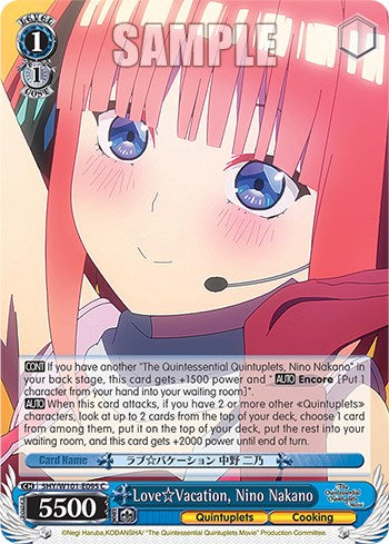 Love Vacation, Nino Nakano (5HY/W101-E095 C) - The Quintessential Quintuplets Movie