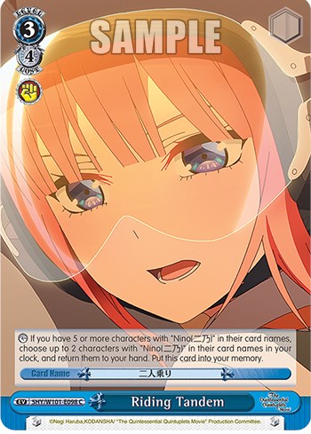 Riding Tandem (5HY/W101-E098 C) - The Quintessential Quintuplets Movie