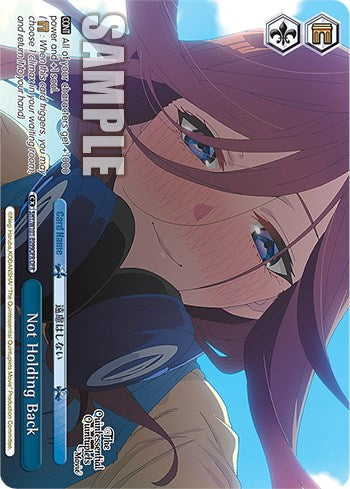 Not Holding Back (OFR) (5HY/W101-E099OFR OFR) - The Quintessential Quintuplets Movie