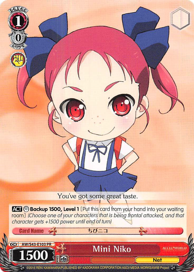 Mini Niko (AW/S43-E103 PR) - Accel World -Infinite Burst-