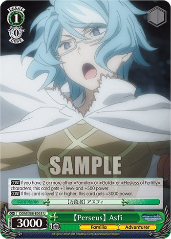 Perseus Asfi (DDM/S88-E035 U) - Is it Wrong to Try to Pick Up Girls in a Dungeon?