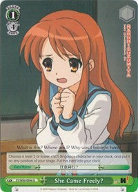 She Came Freely? (SY/W08-E046 U) - The Melancholy of Haruhi Suzumiya