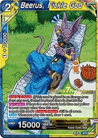 Beerus, Fickle God (BT7-120_PR) [Assault of the Saiyans Prerelease Promos]