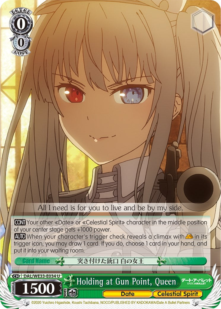 Holding at Gun Point, Queen (Parallel Foil) (DAL/WE33-E034 U) - Date A Bullet