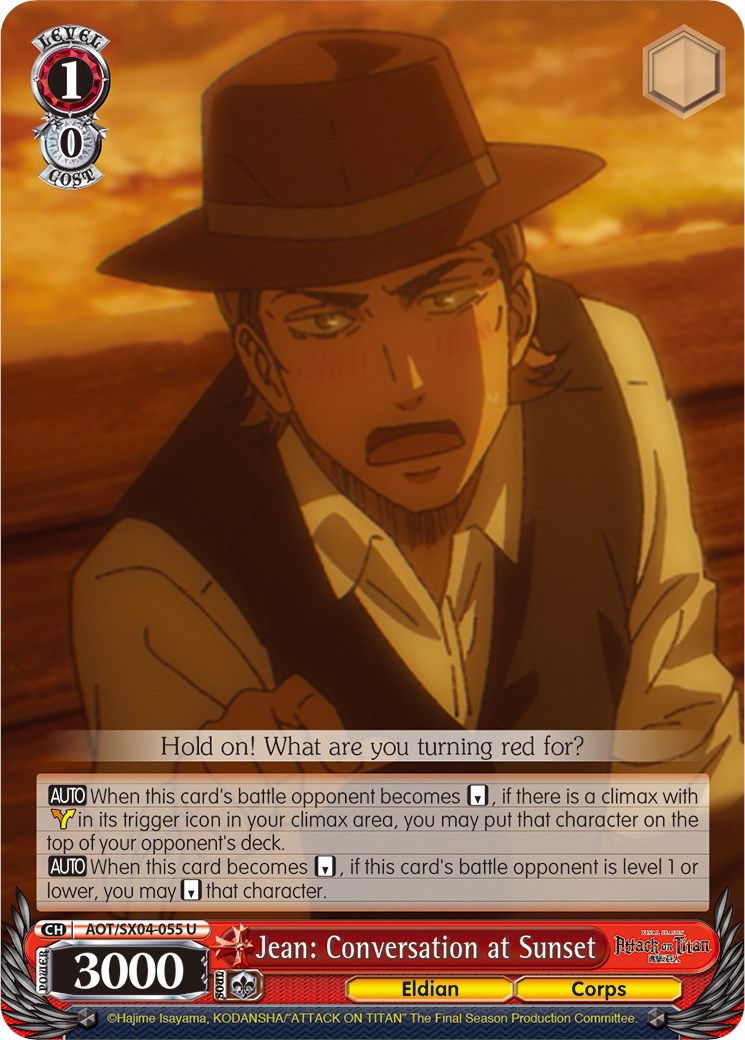 Jean: Conversation at Sunset (AOT/SX04-055 U) - Attack On Titan: Final Season
