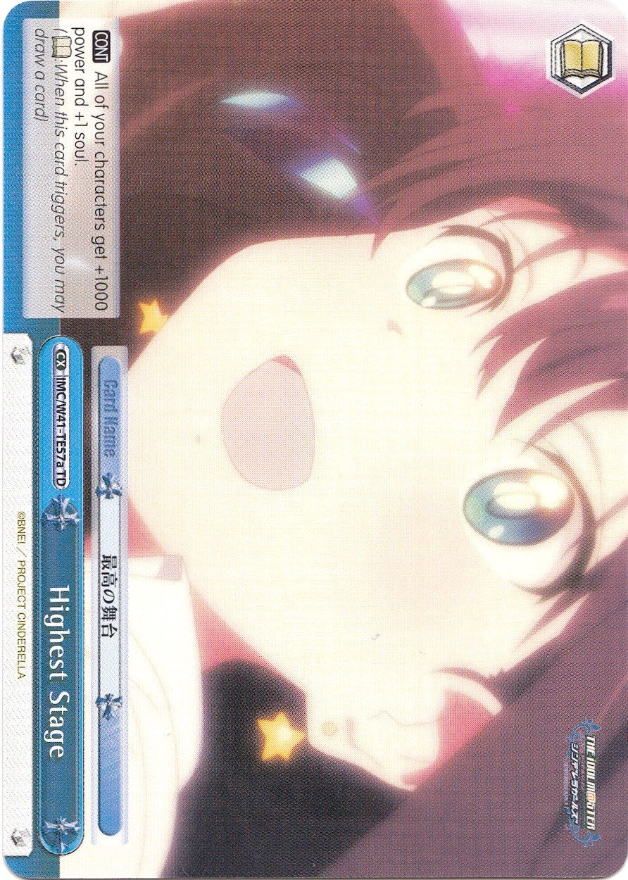 Highest Stage (57a) (IMC/W41-TE57a TD) - The iDOLM@STER Cinderella Girls