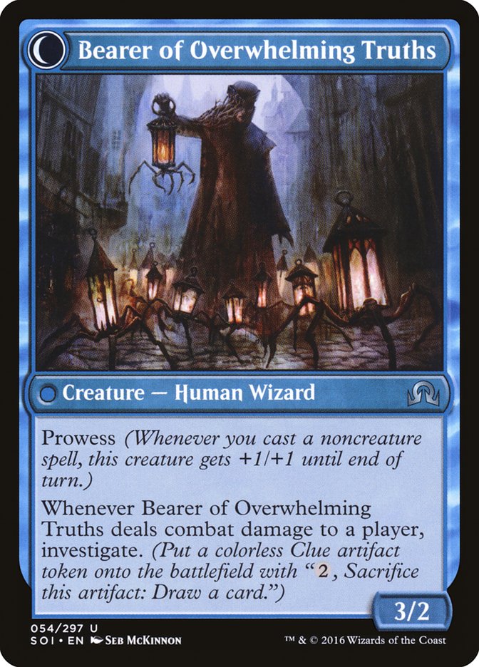 Daring Sleuth // Bearer of Overwhelming Truths (SOI-054) - Shadows over Innistrad: (Double Faced Transform)