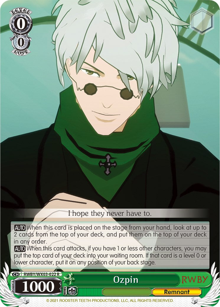 Ozpin (RWBY/WX03-022 R) - RWBY