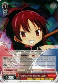 Aggressively Hostile Kyoko (MM/W17-E061 RR) - Puella Magi Madoka Magica
