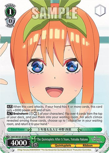 The Quintuplets After 5 Years, Yotsuba Nakano (5HY/W101-E102) - The Quintessential Quintuplets Movie
