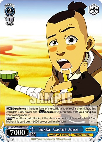 Sokka: Cactus Juice (ATLA/WX04-085 R) - Avatar: The Last Airbender