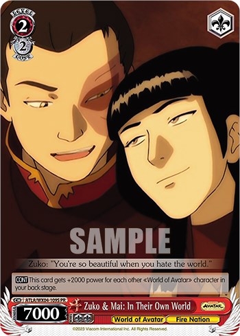 Zuko & Mai: In Their Own World (Foil) [Avatar: The Last Airbender]