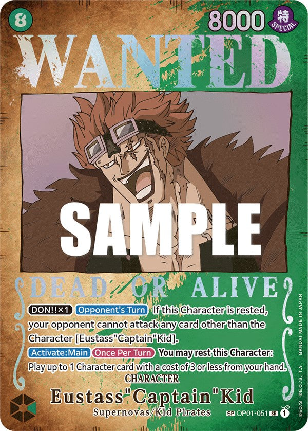 Eustass"Captain"Kid (Wanted Poster) [Pillars of Strength]