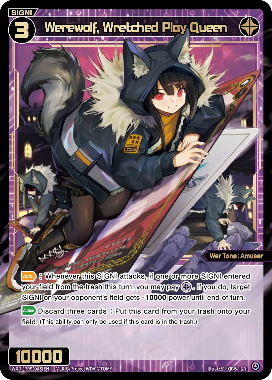Werewolf, Wretched Play Queen (WXDi-P09-045[EN]) [Conflated Diva]