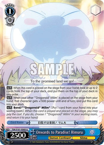 Onwards to Paradise! Rimuru (TSK/S101-E085 U) - That Time I Got Reincarnated as a Slime Vol.3