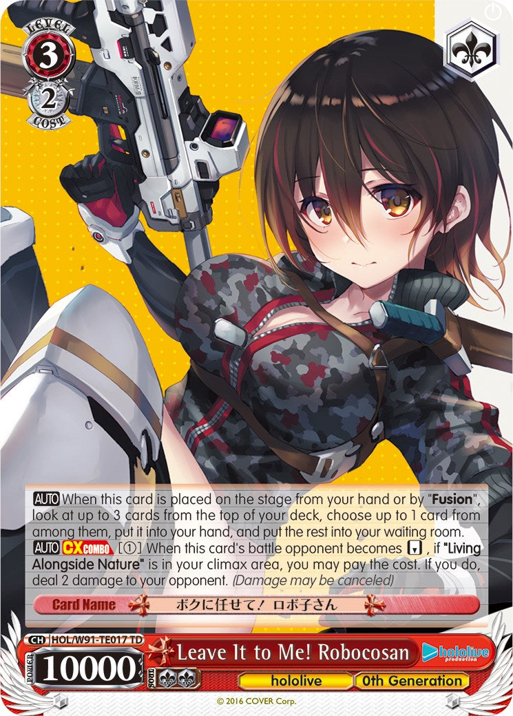 Leave It to Me! Robocosan (HOL/W91-TE017 TD) - hololive production