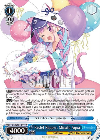 Pastel Rapper, Minato Aqua [hololive production Vol. 2]