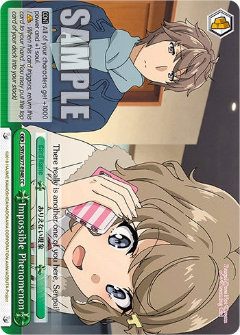 Impossible Phenomenon (SBY/W77-E048 CC) - Rascal Does Not Dream of a Dreaming Girl