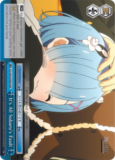 It's All Subaru's Fault (RRR) (RZ/S68-E096R RRR) - Re:ZERO Memory Snow