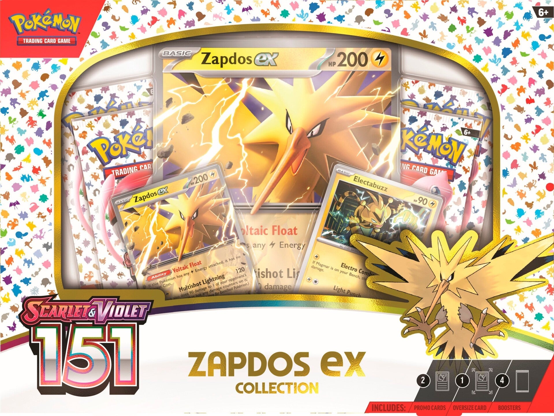 Pokemon: Scarlet & Violet 151 - Zapdos ex Box