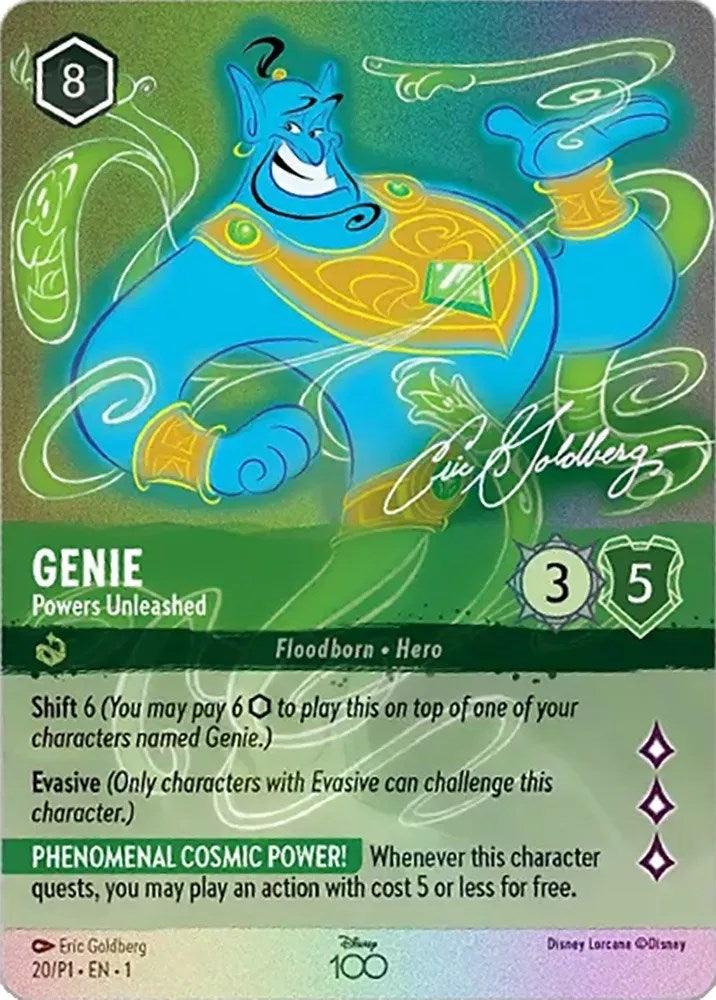 Genie - Powers Unleashed (Alternate Art) (20) [Disney100 Promos] - Josh's Cards