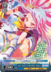 One Half of BLANK, Shiro (SP) (NGL/S58-TE13SP SP) - No Game No Life