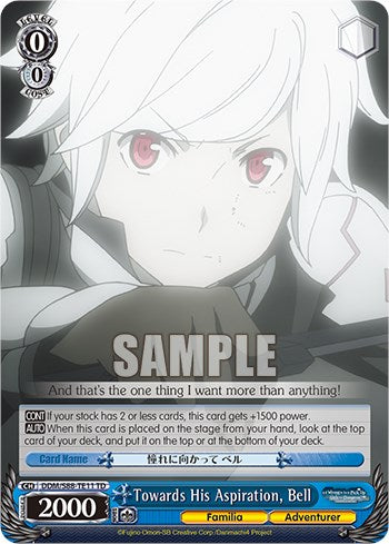Towards His Aspiration, Bell (DDM/S88-TE11 TD) - Is it Wrong to Try to Pick Up Girls in a Dungeon?