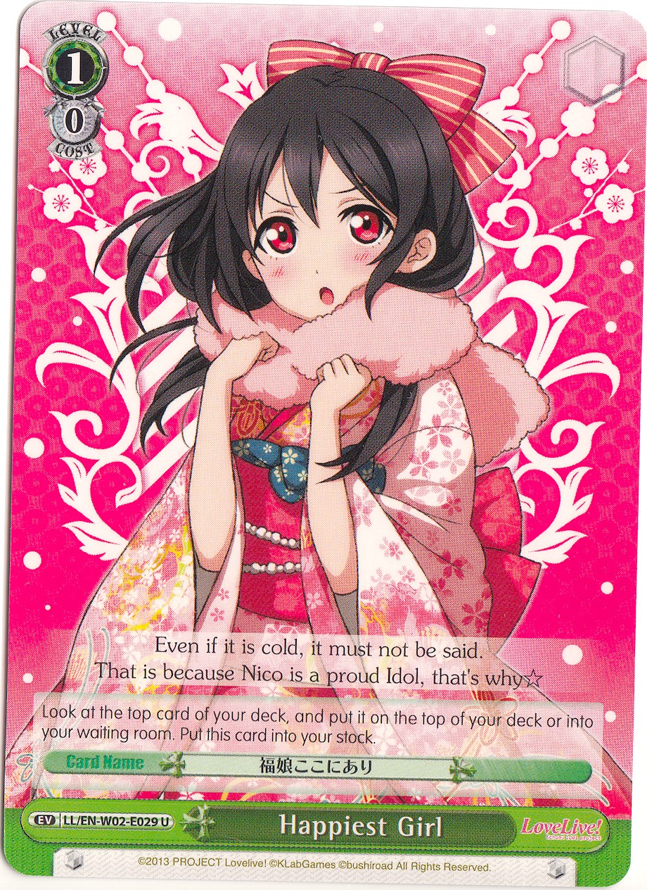 Happiest Girl (LL/EN-W02-E029 U) - Love Live! DX Vol.2