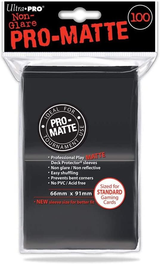 Ultra Pro Deck Protector Standard Size Sleeves Matte 100-Count - Josh's Cards